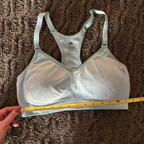 New Balance Racerback Mint Green Bra Size Large - Picture 4 of 6